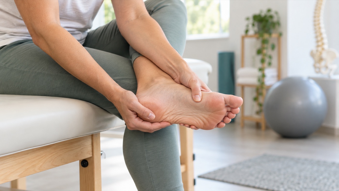 Dor no calcanhar ao pisar de manhã? Pode ser fascite plantar